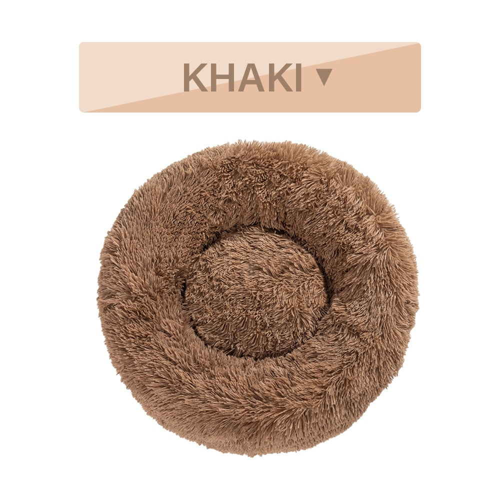 Kuscheliges Donut-Hundebett – Extra Weich, Beruhigend & Waschbar für Hunde & Katzen