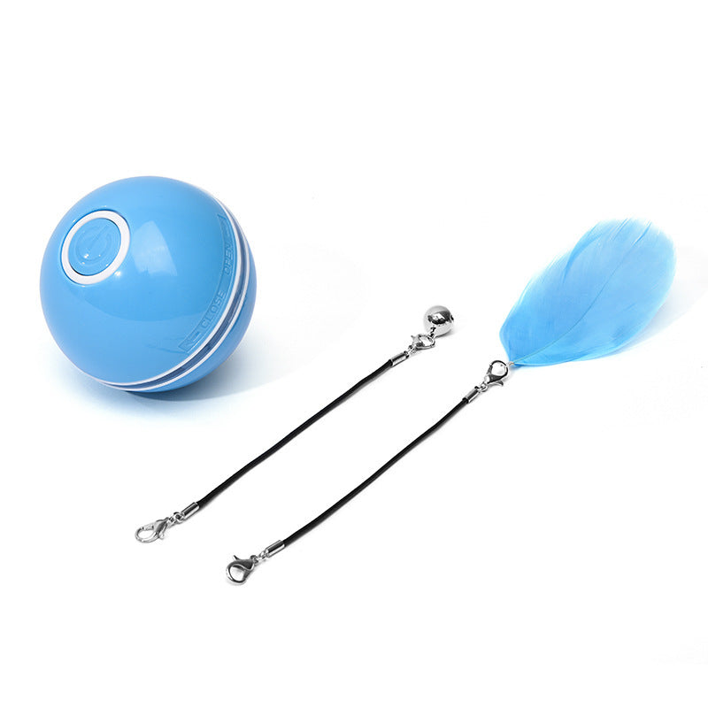 Interaktiver LED-Spielball für Katzen – Elektronisch & Selbstrollend