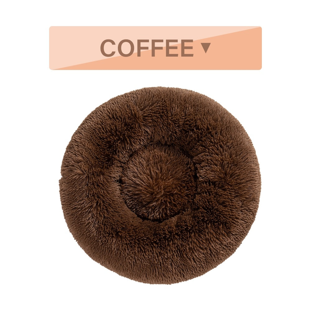Kuscheliges Donut-Hundebett – Extra Weich, Beruhigend & Waschbar für Hunde & Katzen